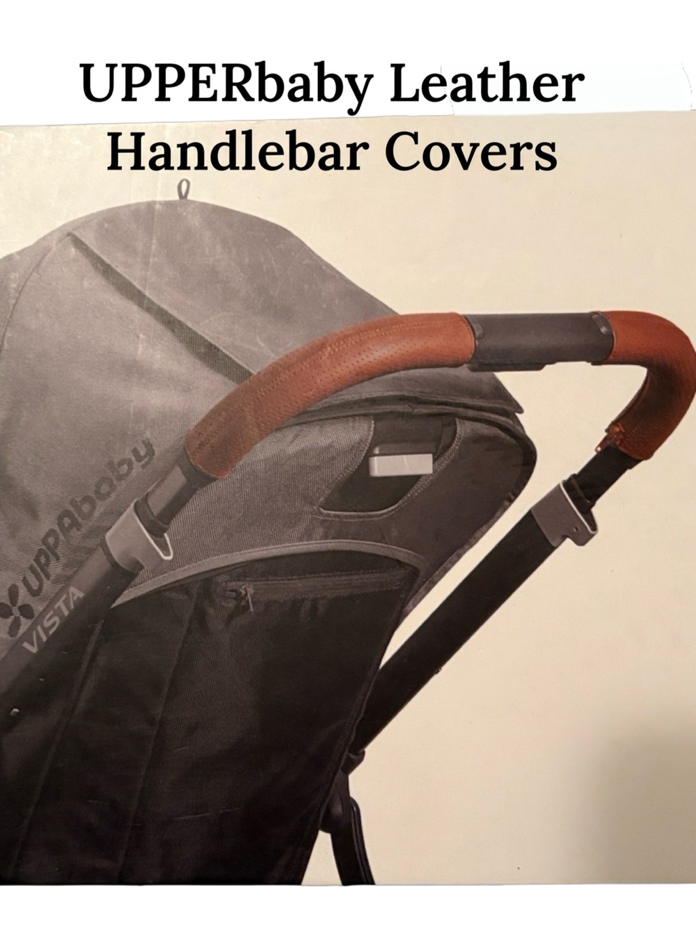 UPPAbaby Leather Handlebar Covers for Vista Strollers